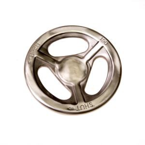 Roda de Acero inoxidable con Tratamiento de pasiva, accesorios de la valvula de rueda de mano